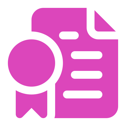 Business licensing icon 